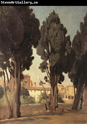 Jean Baptiste Camille  Corot Villeneuve-les-Avignon (mk11)